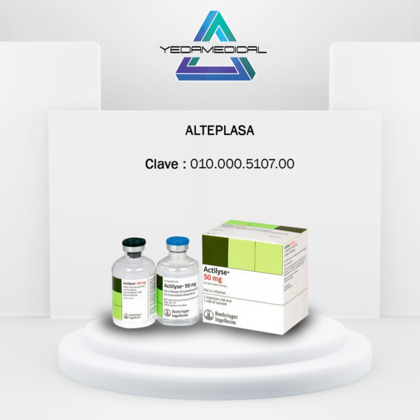 Alteplasa Solución Inyectable 50mg