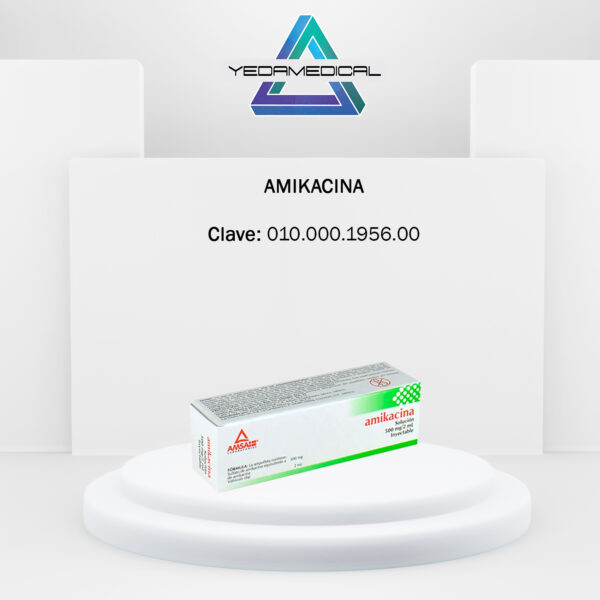 Amikacina Solución Inyectable 1 Ampolleta 500mg