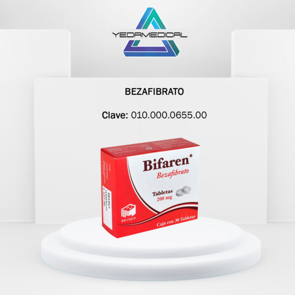 Bezafibrato Tabletas 200mg