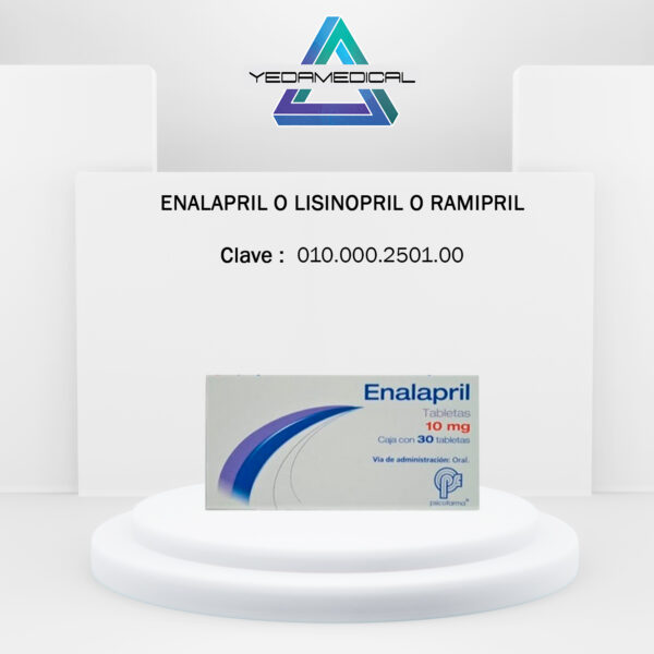 Enalapril o Lisinopril o Ramipril 10mg