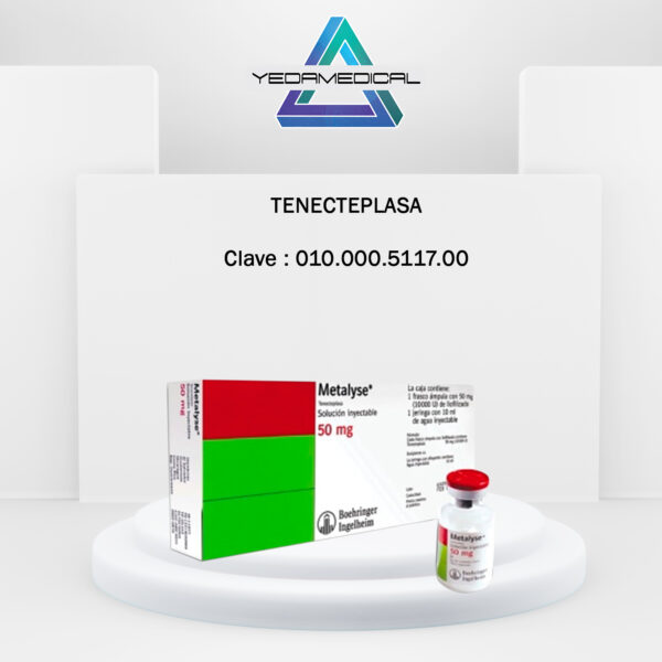 Tenecteplasa Solución Inyectable 50mg